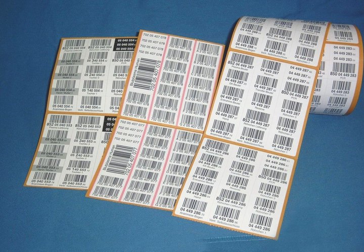 inotec Photo Barcode Label Papier